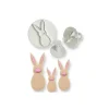 Emporte-Pièces avec Poussoir Famille Lapin (x3) PME