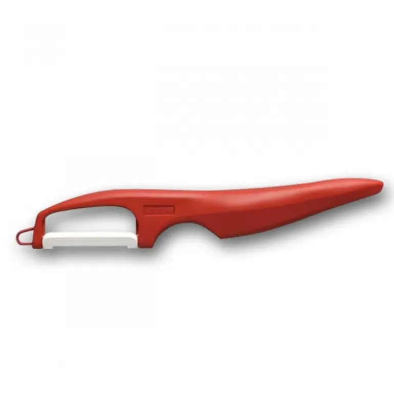 Eplucheur Céramique Vertical Kyocera Rouge Double Lame