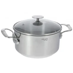 Faitout Inox avec Couvercle ø20 cm Milady De Buyer