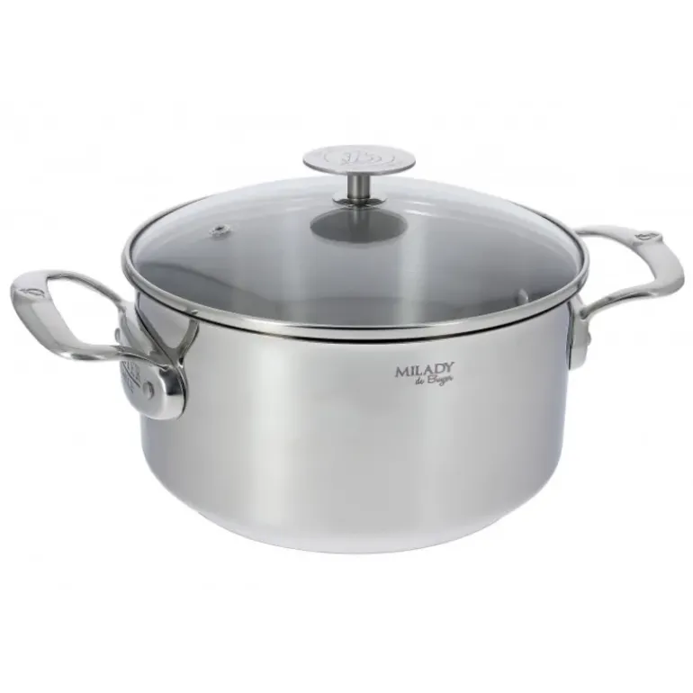 Faitout Inox avec Couvercle ø20 cm Milady De Buyer