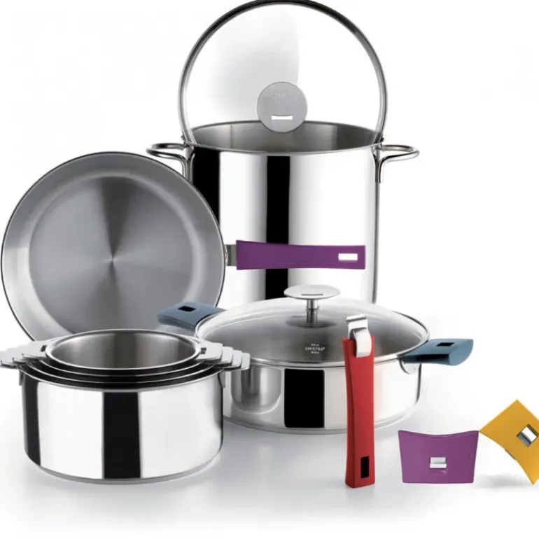 Faitout Mutine Ø 24 cm Manche Amovible Inox Cristel