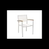 Fauteuil en Aluminium Laqué Monaco Blanc Ezpeleta