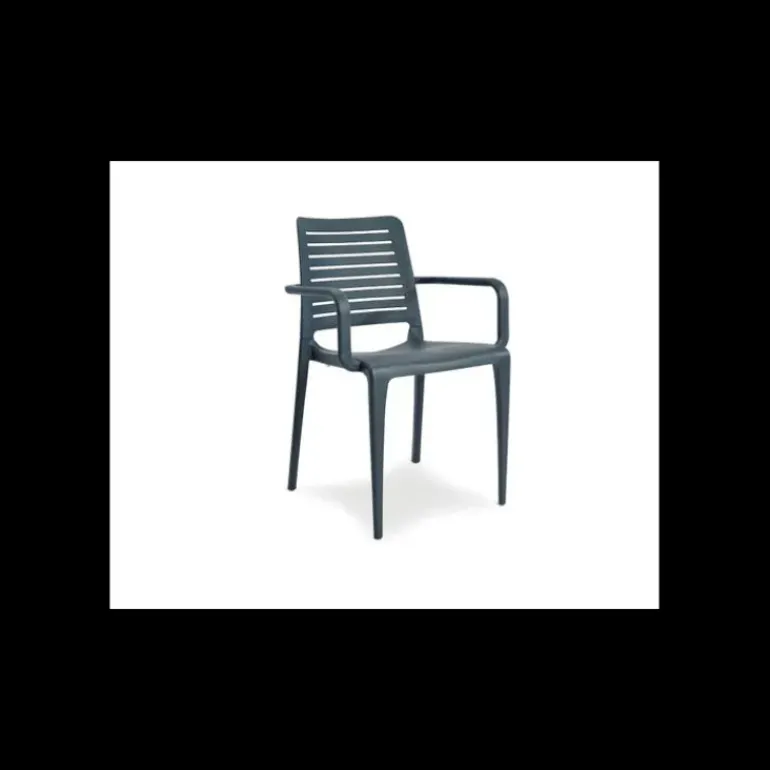 Fauteuil en Polypropylène Park Anthracite Ezpeleta