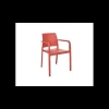 Fauteuil en Polypropylène Dock Brique Ezpeleta