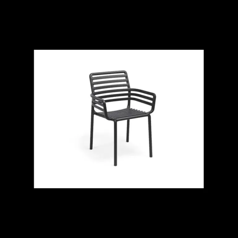 Fauteuil en Résine Doga Anthracite Nardi