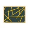 Feuilles de transfert chocolat Paillettes jaunes 34 x 26,5 cm (x10)