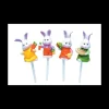 FIN DE SERIE Décorations de Gâteaux Lapin Coquin 3,5 cm (x48)