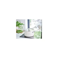FIN DE SERIE Faitout Émaillé 20cm Crème KitchenAid