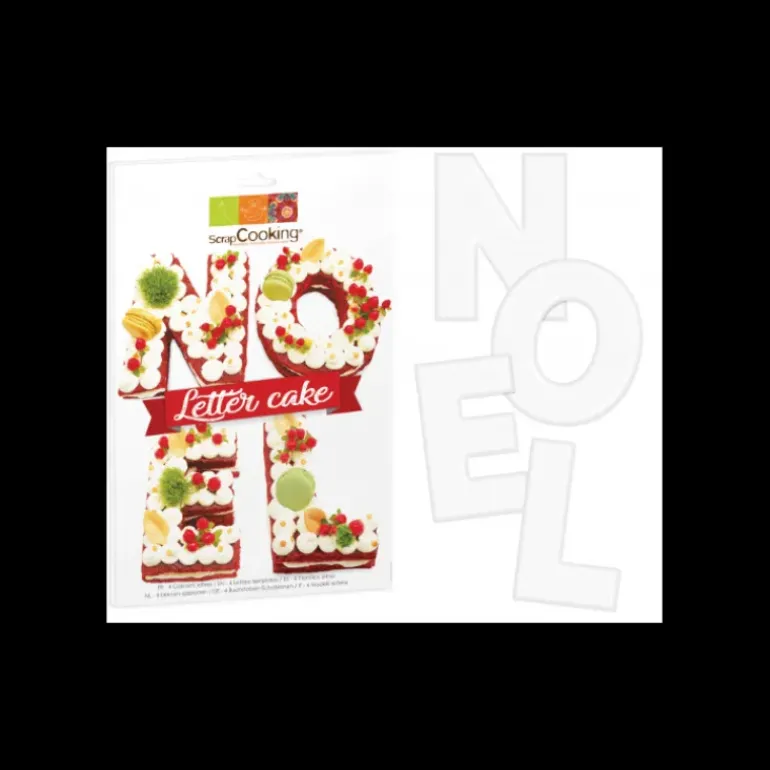 FIN DE SERIE Kit Letter Cake Noël Scrapcooking
