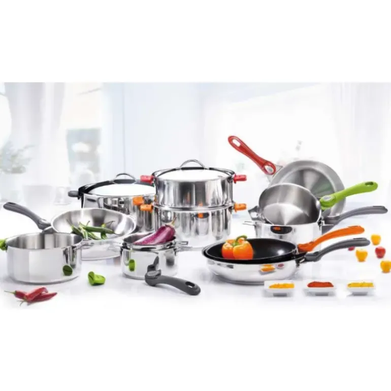 FIN DE SERIE Manche Amovible Orange de Buyer toucher velours