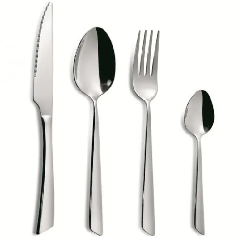 FIN DE SERIE Ménagère 24 pièces Nice Inox 18% 4 mm Comas