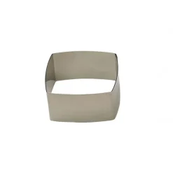 FIN DE SERIE Nonnette Inox Carré Bombé 5 cm x H 3 cm Gobel