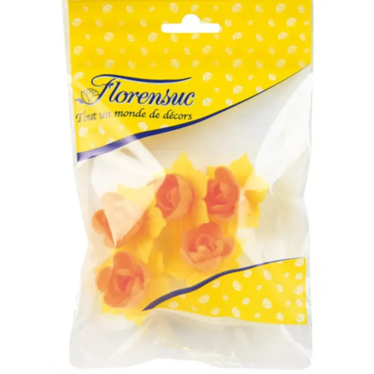 Fleurs de Jonquille orange x5 - en Azyme