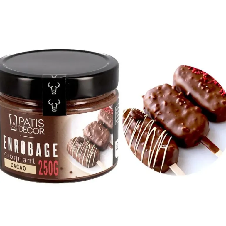 Glaçage Rocher Cacao 250 g Patisdécor
