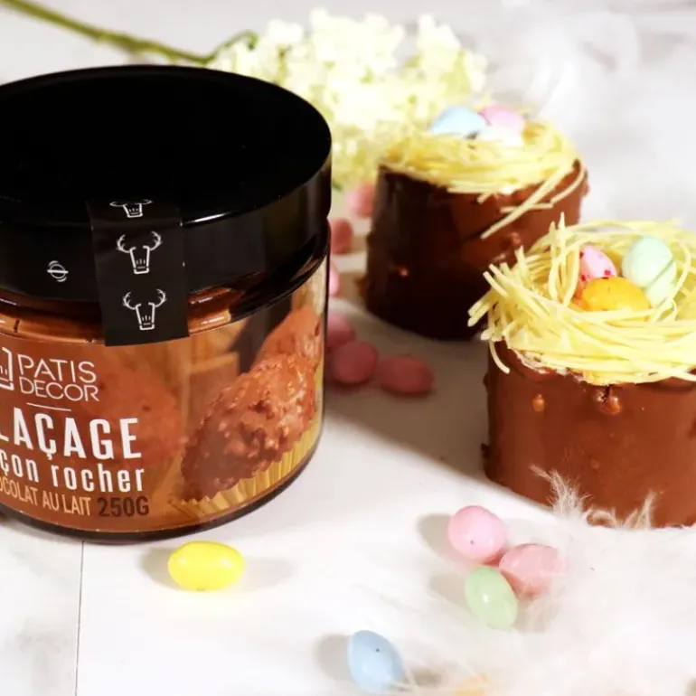 Glaçage Rocher Chocolat au Lait 250 g Patisdécor