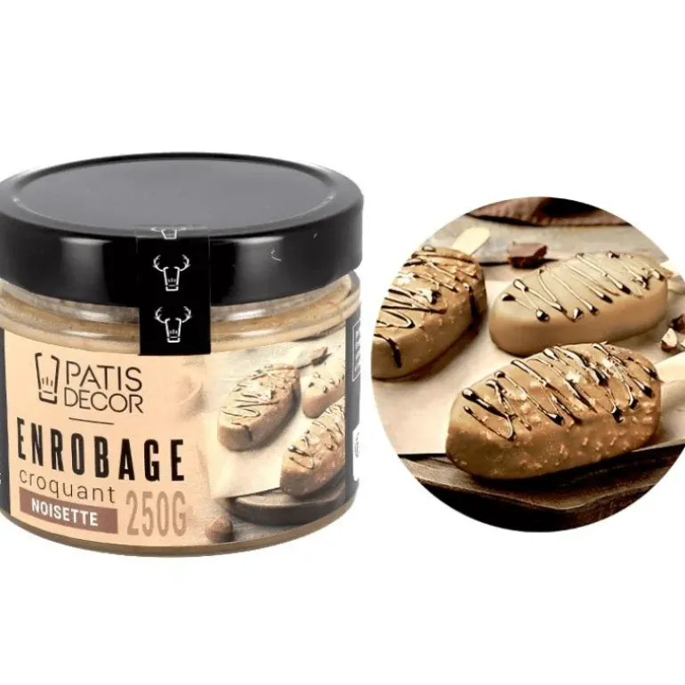 Glaçage Rocher Noisette 250 g Patisdécor