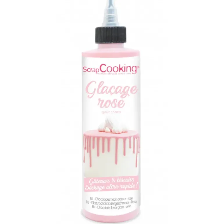 Glaçage Rose goût Chocolat 130 g Scrapcooking
