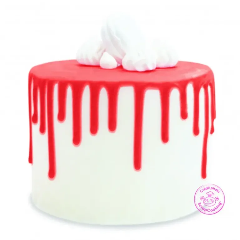 Glaçage Rouge goût Chocolat 130 g Scrapcooking