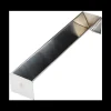 Gouttière à Bûche Triangulaire Inox 50 x 9 cm