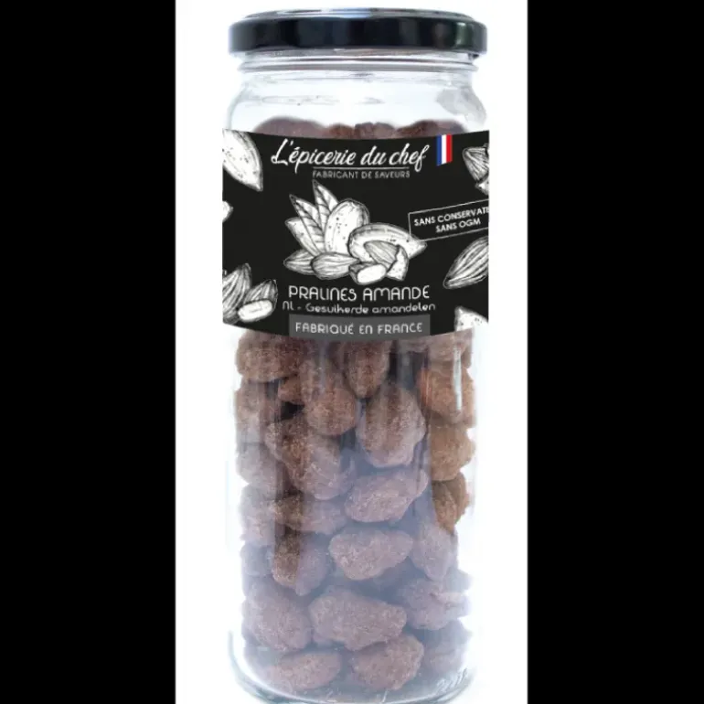 Grand pot pralines amande 200 g L'Epicerie du chef