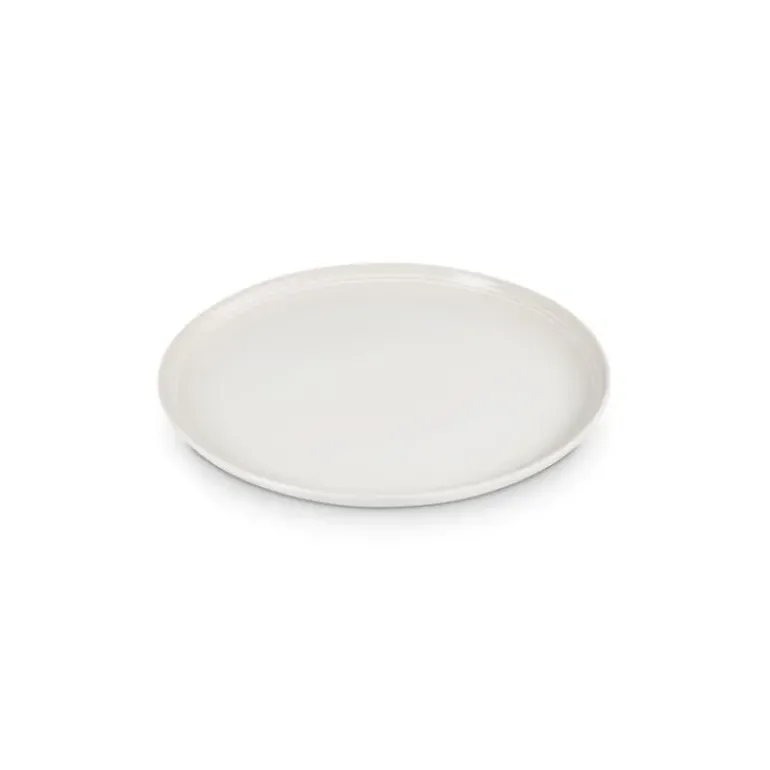 Grande Assiette en Céramique Cocon 27 cm Meringue Le Creuset