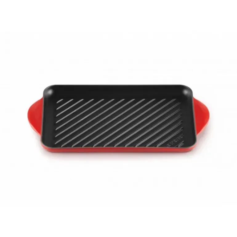 Gril en Fonte Rectangulaire 32 cm Cerise Le Creuset