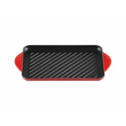 Gril en Fonte Rectangulaire 32 cm Cerise Le Creuset