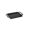 Gril en Fonte rectangulaire 42 x 24 cm Noir Mat Chasseur