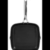 Grill Carré Castel'Pro 28 cm Poignée Fixe Ultralu Cristel