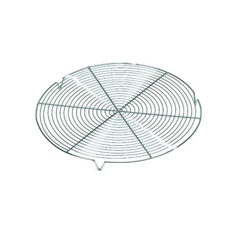 Grille Ronde avec pieds Chromée Ø 36 cm