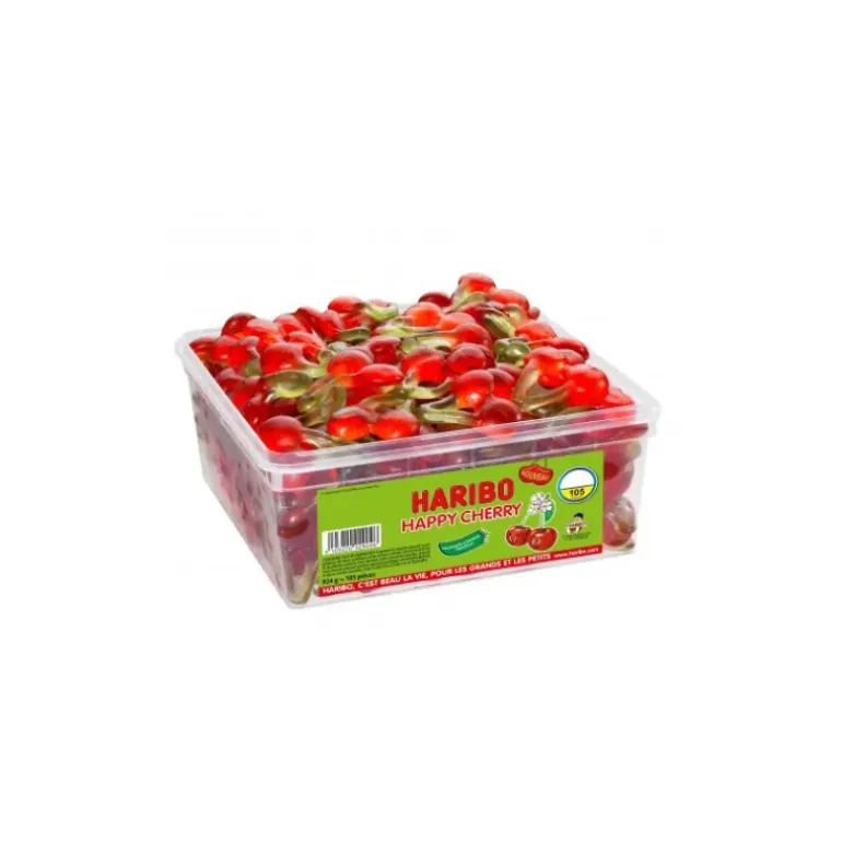 Happy Cherry x 105 - Boîte Bonbon Haribo
