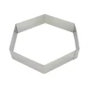 Hexagone à Mousse Inox 30 cm x H 4,5 cm Mallard