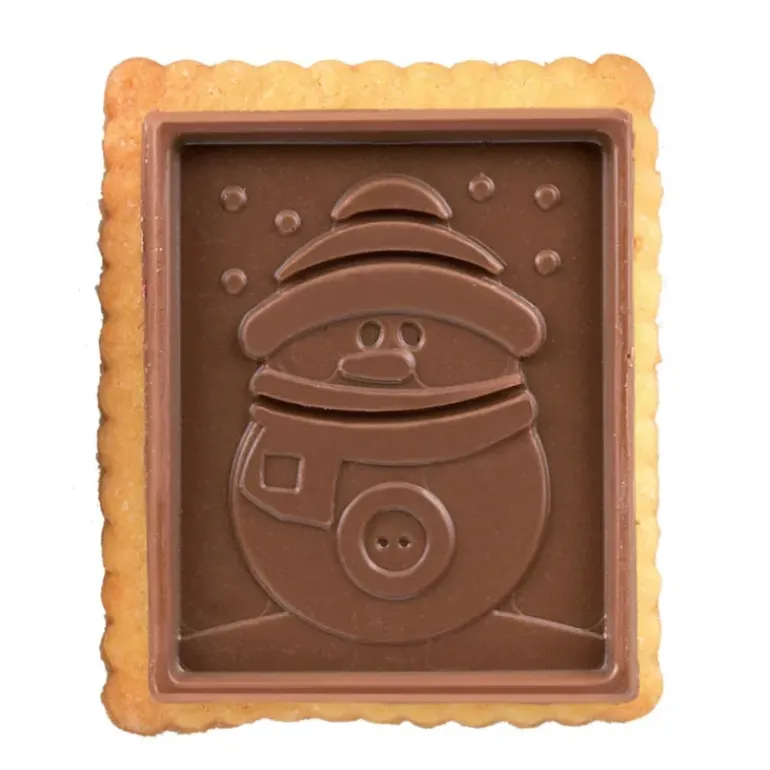 Kit Biscuit Chocolat Rectangulaire Noël 4,7 x 5,7 cm (x6) Silikomart