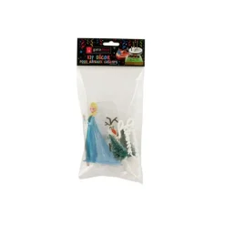 Kit Décor Gâteau La Reine des Neiges Elsa et Olaf (5 pièces)