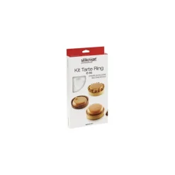Kit Moule Silicone 6 Tartelettes Ø 80mm Silikomart Professional