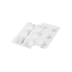 Kit Moule Silicone 6 Tartelettes Ø 80mm Mont Blanc Silikomart Professional