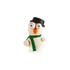 Kit Moules Chocolat Bonhomme de Neige en PVC 18,1 cm x H 21,2 cm (x4) Silikomart Professional