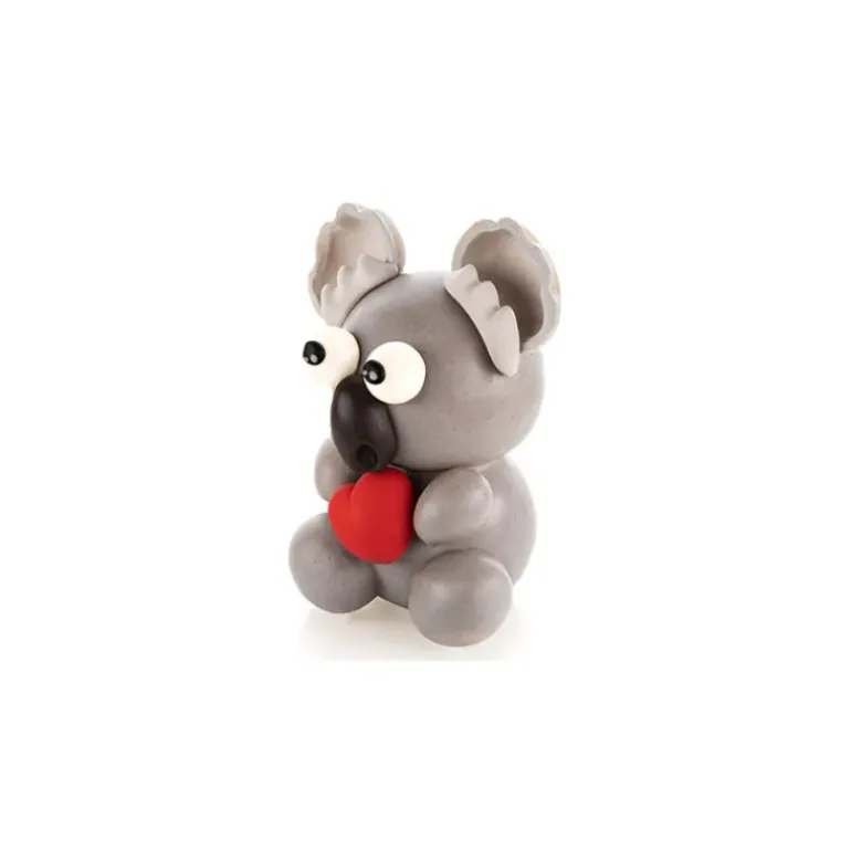 Kit Moules Chocolat Koala en PVC 15,5 cm x H 16 cm (x4) Silikomart Professional