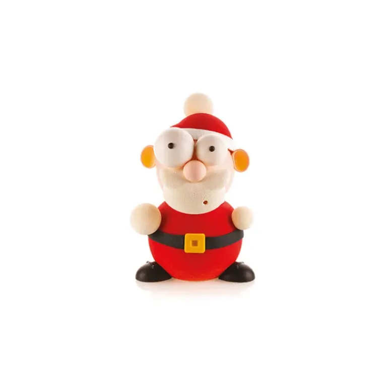 Kit Moules Chocolat Père Noël en PVC 18,8 cm x H 24,8 cm (x5) Silikomart Professional