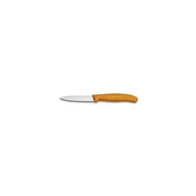 Lot 2 Couteaux d'Office 8 cm Orange Swiss Classic Victorinox