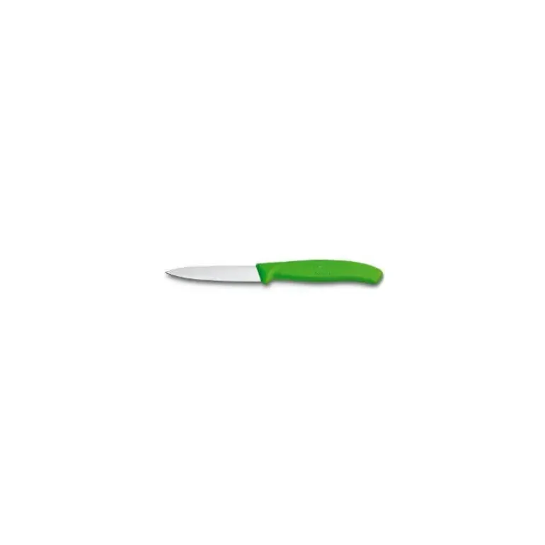 Lot 2 Couteaux d'Office 8 cm Vert Swiss Classic Victorinox