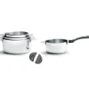 Lot de 4 Casseroles Twisty + 1 Queue + 2 Anses Noires