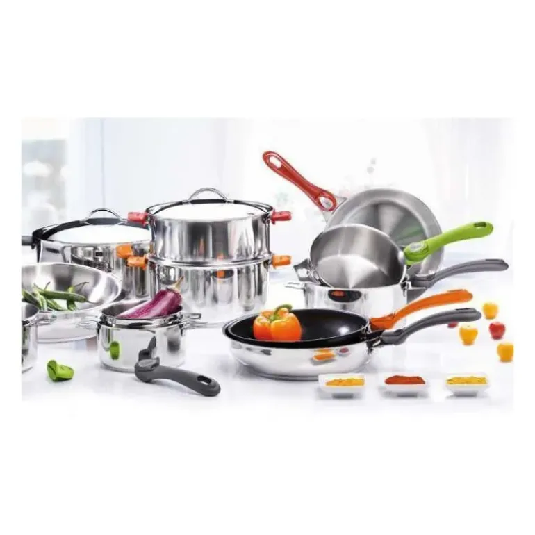 Lot de 3 Casseroles Twisty 16, 18 et 20 cm