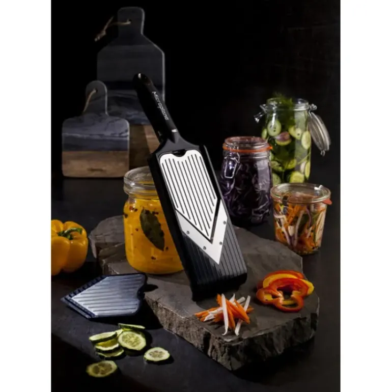Mandoline Multifonction en V Specialty Noir Microplane