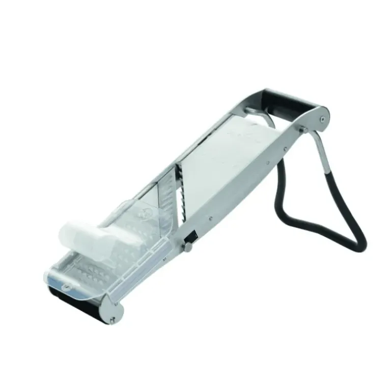 Mandoline Professionnelle Compact-PRO Inox 2 Peignes Effileurs Bron Coucke