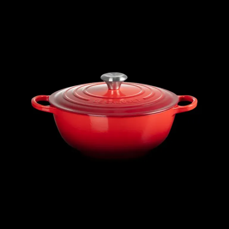 Marmite en fonte 26 cm Cerise Le Creuset Signature
