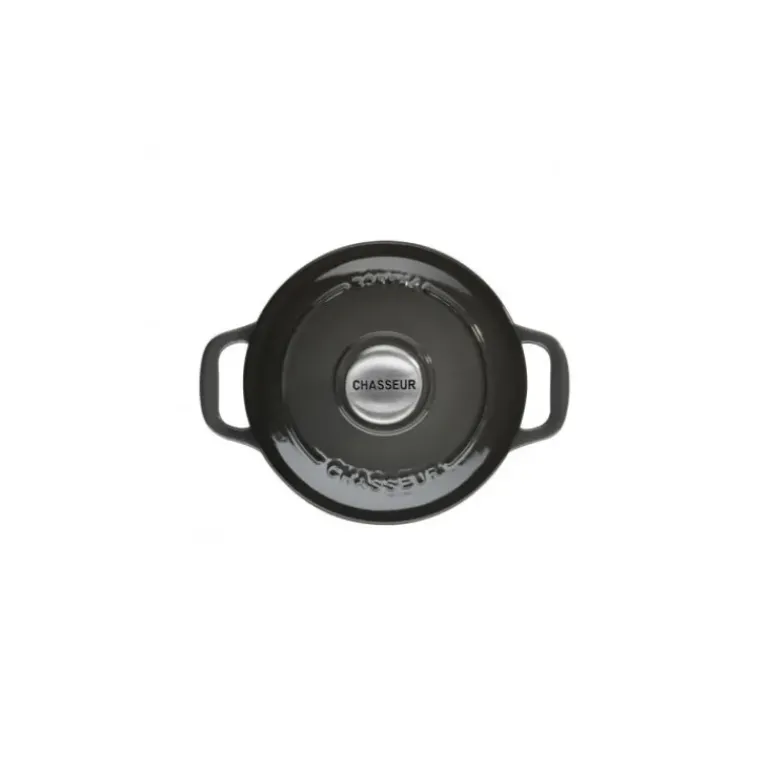 Mini Cocotte en Fonte Ronde 10 cm Caviar Chasseur