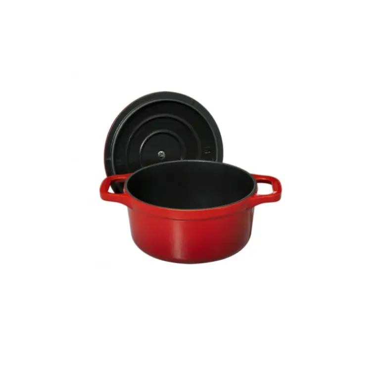 Mini Cocotte en Fonte Ronde 14 cm Rubis Chasseur