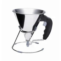 Mini Entonnoir à Piston Inox Noir KWIK De Buyer