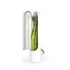 Mini Herbier Plastique Blanc Ø 8,3 cm x H 25,4 cm Prepara